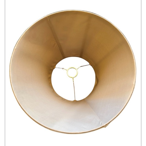 Elegant Tan Lampshade Set - Picture 3 of 8